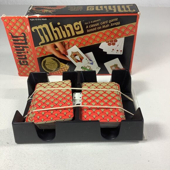VINTAGE‎ Mhing Card Game COMPLETE Suntex 1983 Based on Classic Mah Jongg - Picture 5 of 6